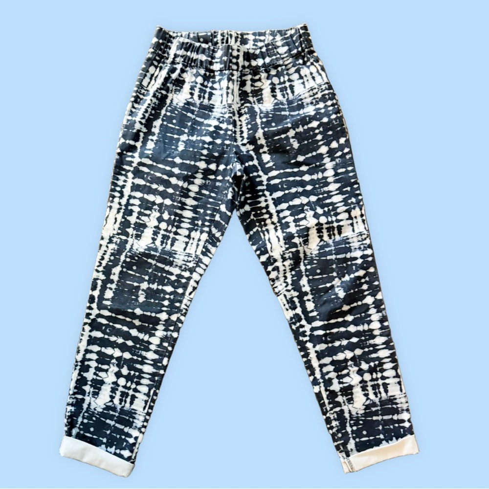 Soft Surroundings Black and White Boyfriend Jeans